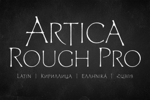 Artica Rough Pro Font Download