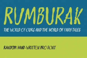 Rumburak Font Download