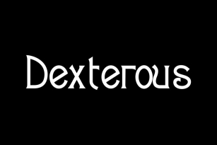 Dexterous Font Download