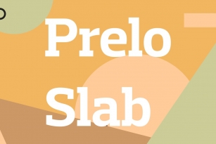 Prelo Slab Font Download