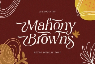 Mahony Browns Font Download