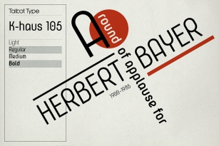 K-haus 105 Font Download