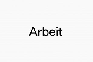 Arbeit Font Download