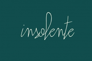 Insolente Font Download