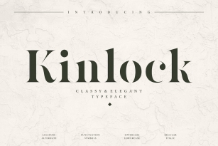 Kinlock Font Download