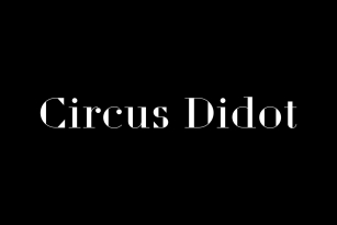 Circus Didot Font Download