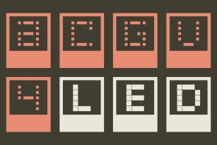 YWFT LED Font Download