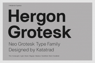 Hergon Grotesk Font Download