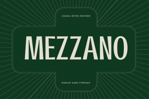 Mezzano Font Download