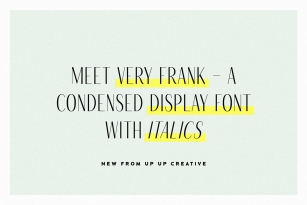 Very Frank Font Download