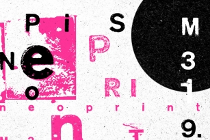 PiS NeoPrint M319 Font Download