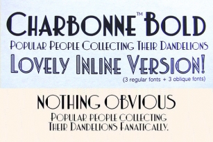 Charbonne Font Download