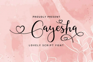 Gayesha Font Download