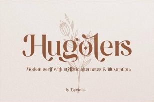 Hugolers Stylish Modern Font Download
