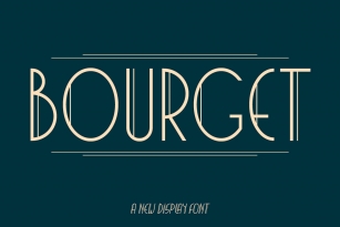 Bourget Font Download