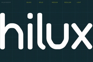Hilux Font Download