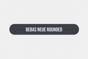 Bebas Neue Rounded Font Download