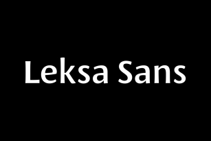 Leksa  Sans Font Download