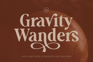 Gravity Wanders Font Download