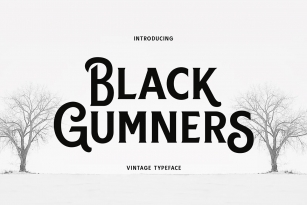 Black Gumners Font Download