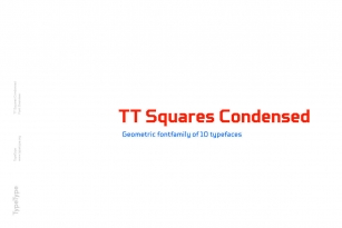 TT Squares Condensed Font Download