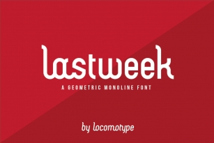 Lastweek Font Download