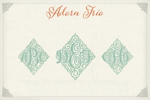 Adorn Trio Font Download