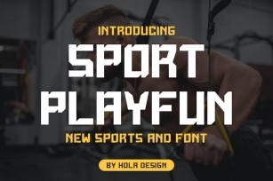 Sport Playfun Font Download