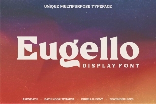 Eugello Font Download
