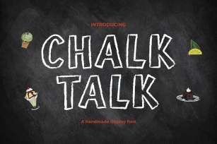 Chalk Talk - Handwritten Chalkboard Font Download
