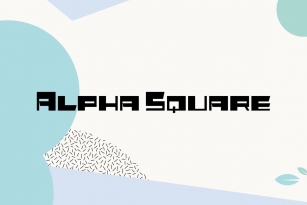 Alpha Square Font Download