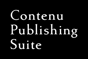 Contenu Publishing Suite Font Download