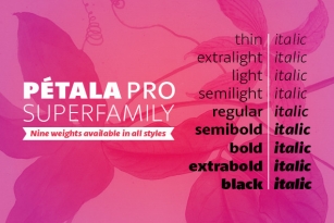 Petala Pro Font Download