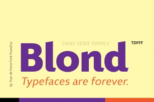 Blond Font Download