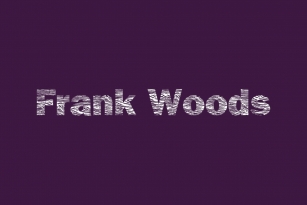 Frank Woods Font Download