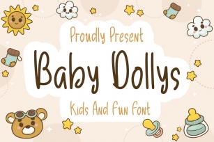 Baby Dollys - Handwritten Cute Font Font Download
