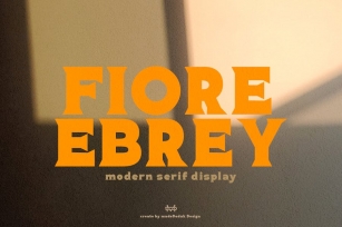 Fiore Ebrey - Display Font Font Download