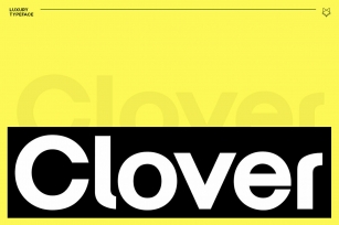 Clover Display Font Download