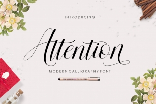 Attention Script Font Download