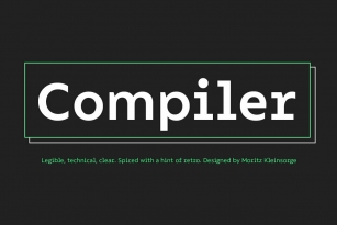 Compiler Font Download