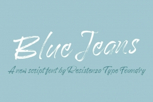 Blue Jeans Font Download