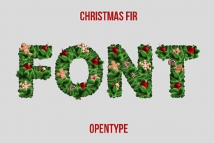 Christmas Fir Font Download