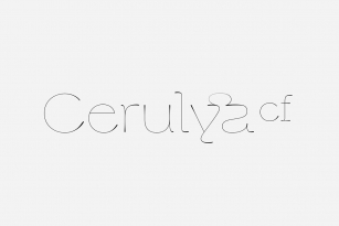 Cerulya CF Font Download