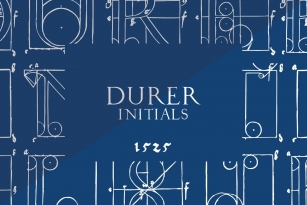 1525 Durer Initials Font Download