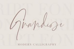 Grandiose Font Download