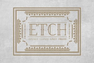 Etch Font Download