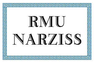 RMU Narziss Font Download