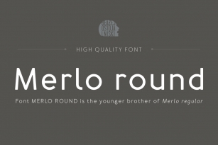 Merlo Round Font Download