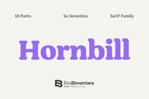 Hornbill Font Download