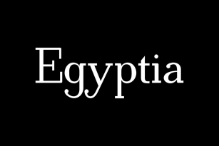 Egyptia Font Download